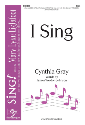 Book cover for I Sing