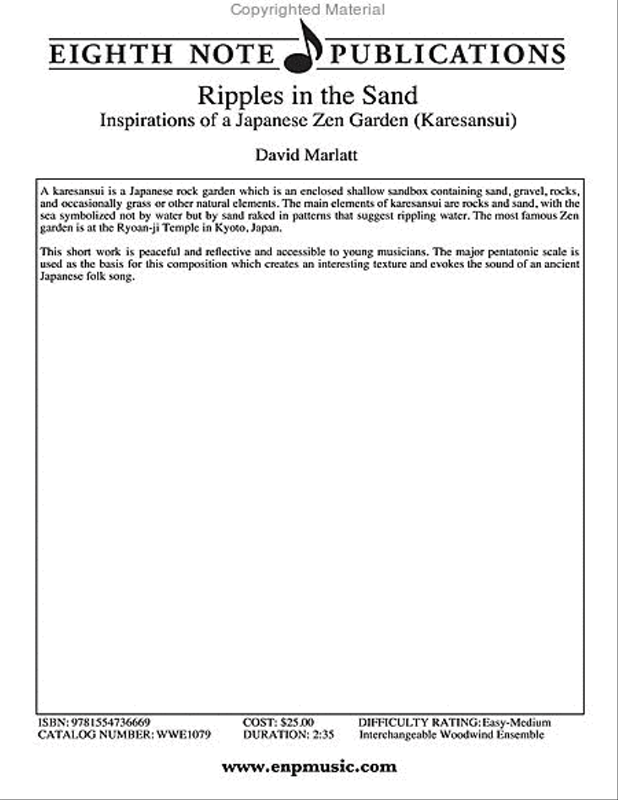 Ripples in the Sand Woodwind Ensemble scores gallery preview page 2