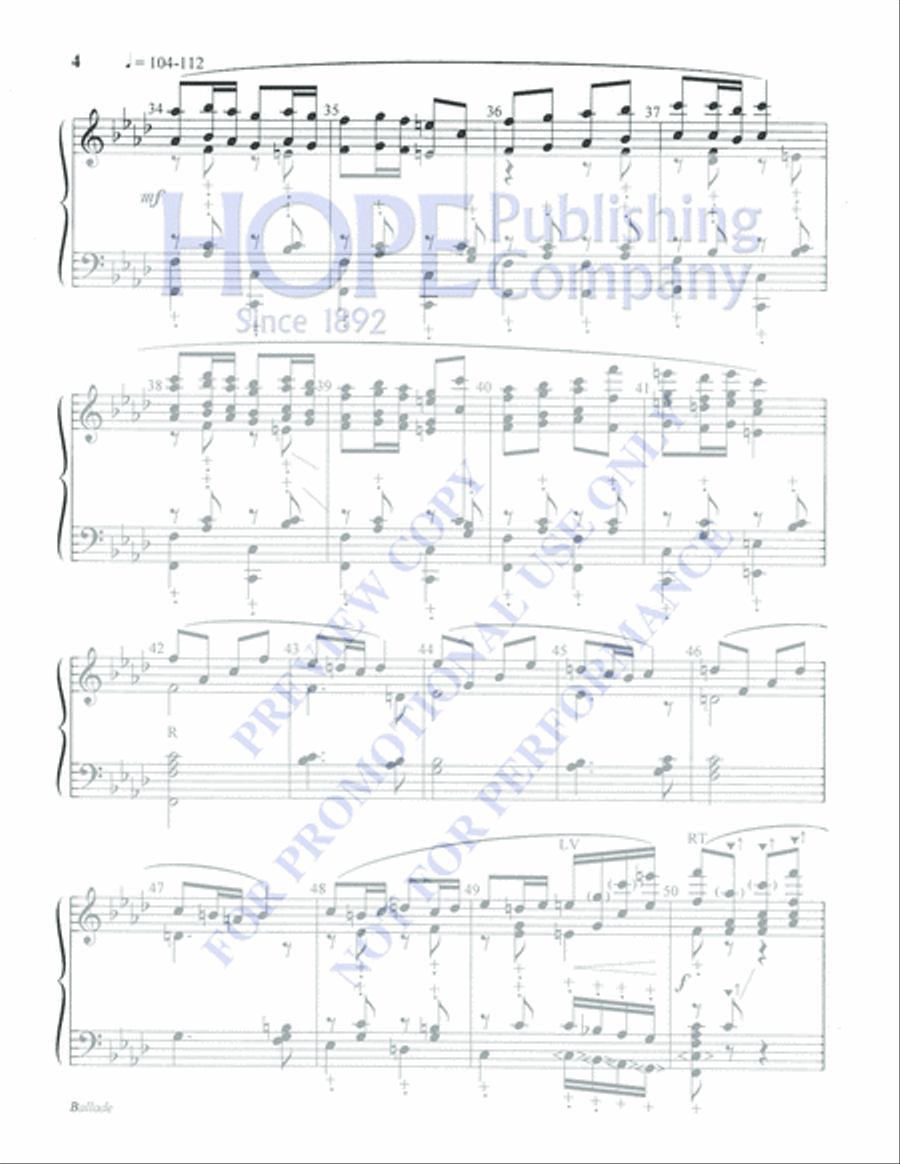 Ballade 5-Octaves scores gallery preview page 4