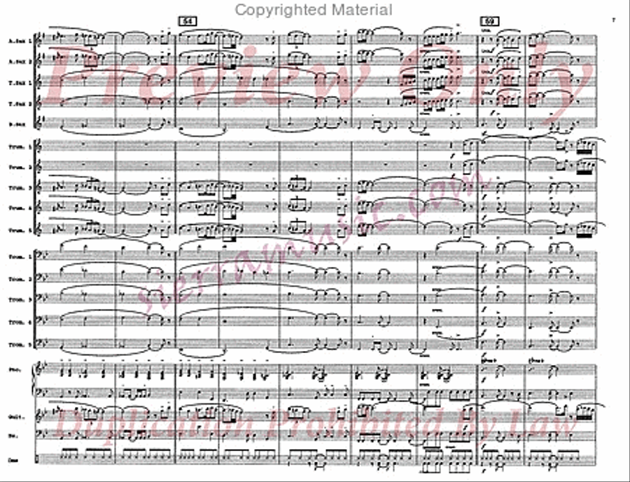 Every Summer Night Big Band scores gallery preview page 8