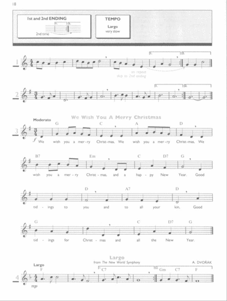 Yamaha Recorder Student Recorder scores gallery preview page 4