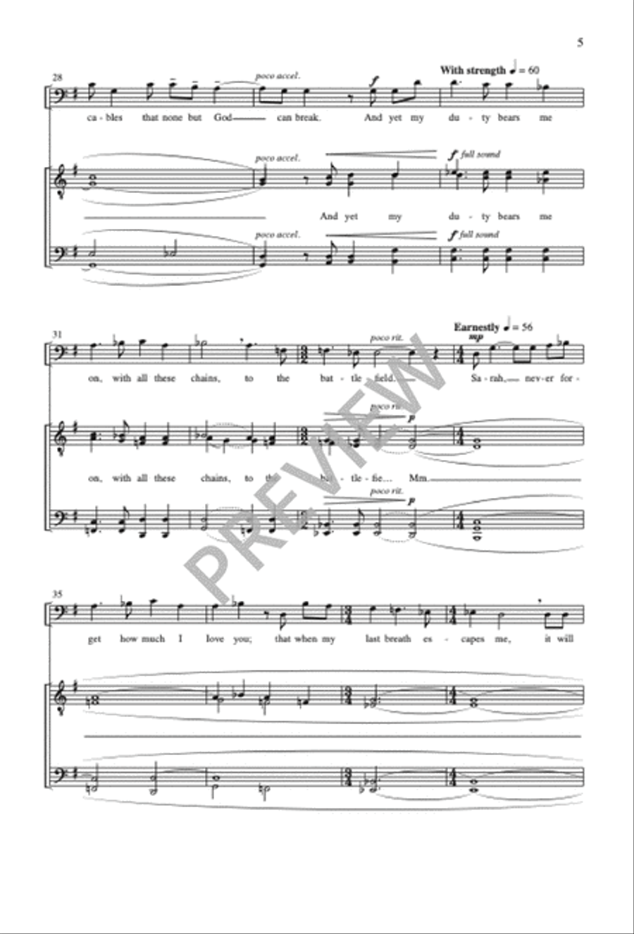 The Last Letter Divisi scores gallery preview page 6