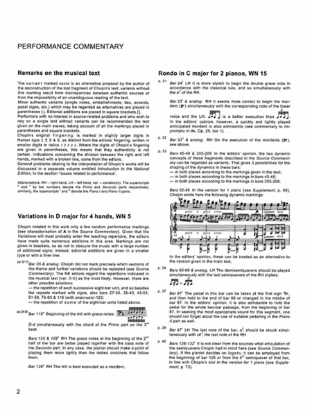 Rondo in C Major, Variations in D Major