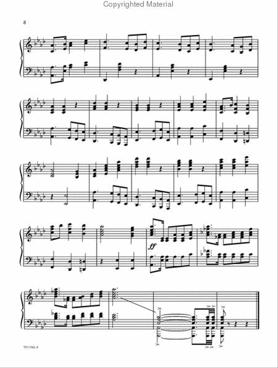 Hymn Medleys of the Faith for Piano Piano Solo scores gallery preview page 6