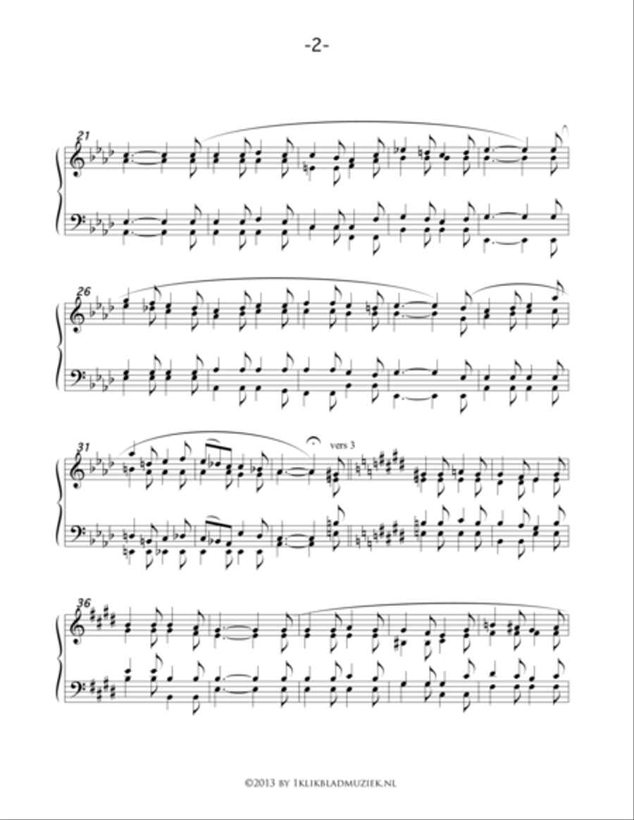 Nu Is Het Pasen - Jezus Leeft Organ scores gallery preview page 2