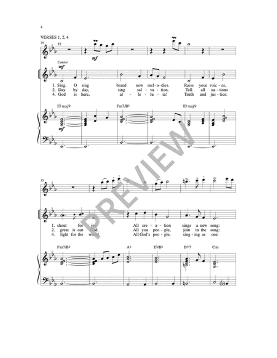 Today is Born Our Savior Choir scores gallery preview page 11