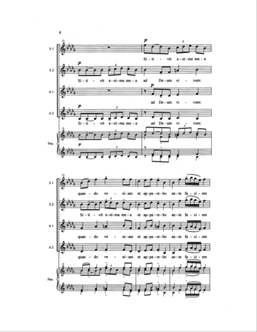 Sicut Cervus Sicut Cervus SSAA scores gallery preview page 4