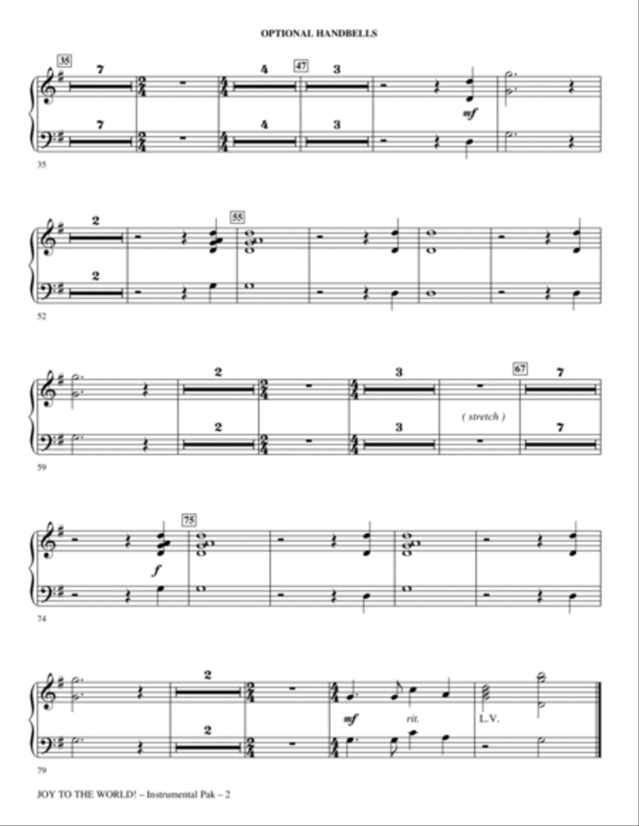Joy To The World - Handbells Choir scores gallery preview page 2