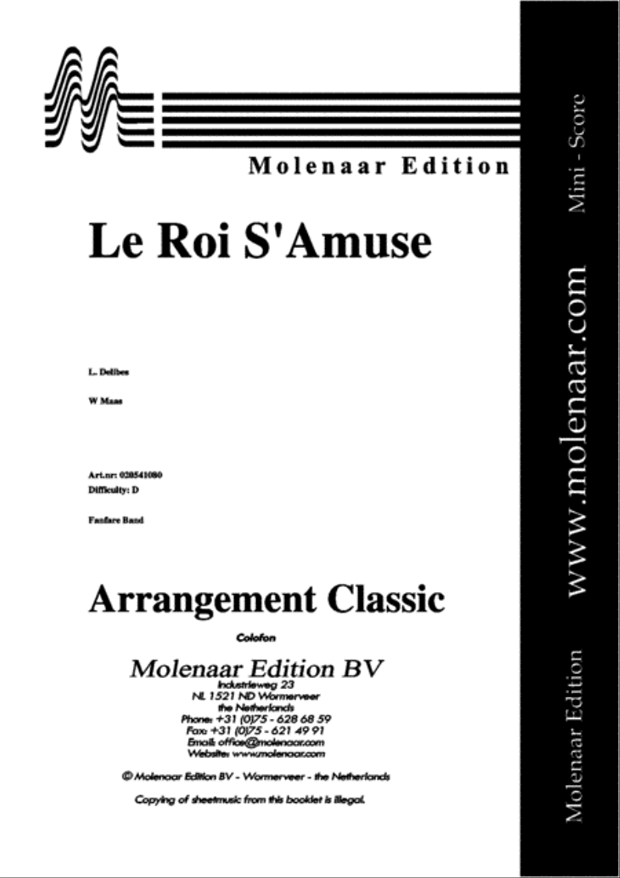 Le Roi S'Amuse Fanfare Band scores gallery preview page 2
