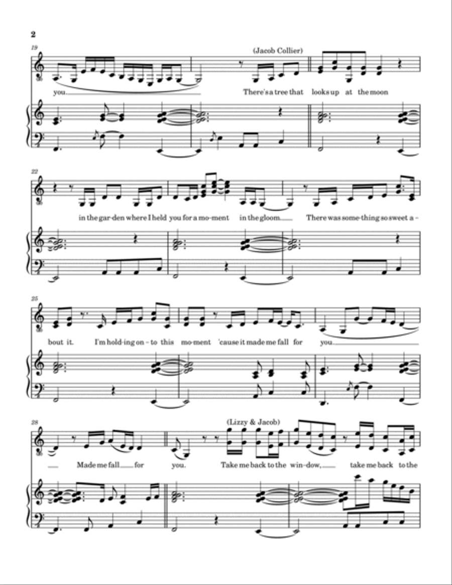 Never Gonna Be Alone Piano, Vocal, Guitar scores gallery preview page 3