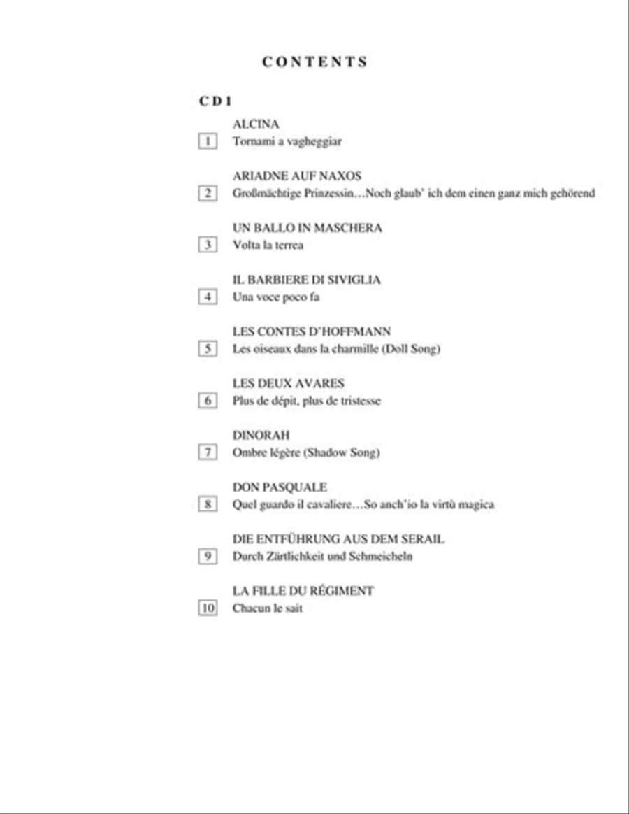 Coloratura Arias for Soprano Coloratura Soprano scores gallery preview page 3