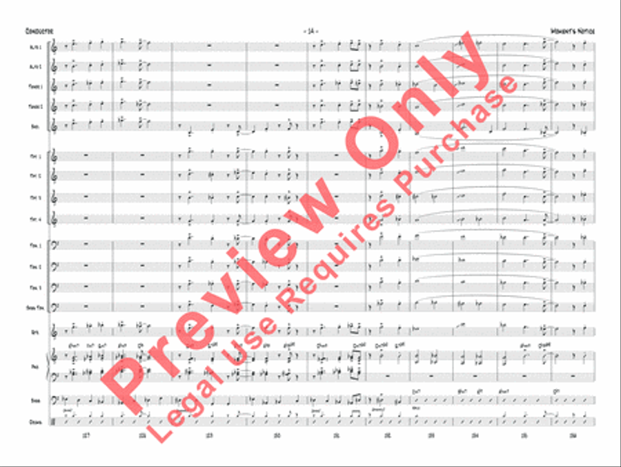 Moment's Notice Jazz Ensemble scores gallery preview page 17