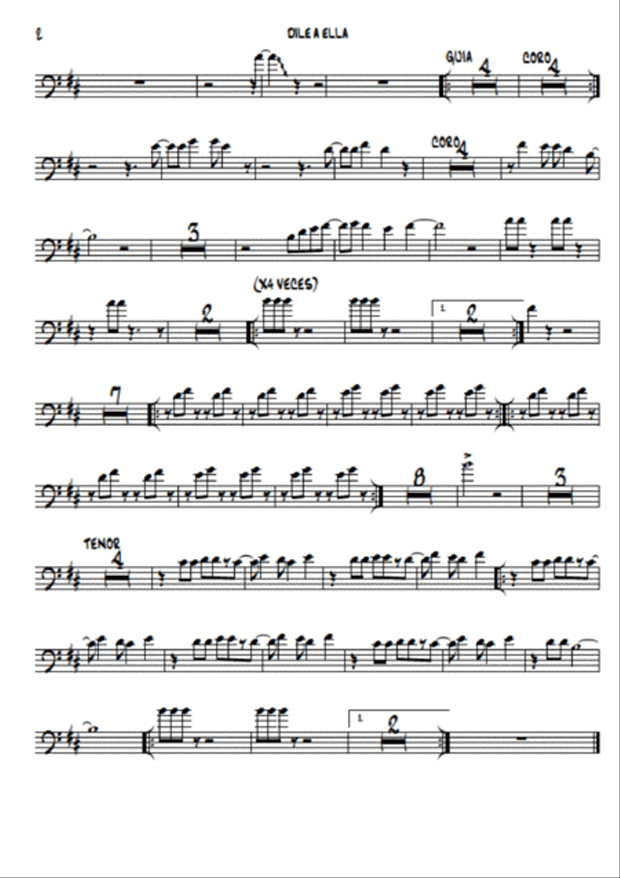 DILE A ELLA DILE A ELLA Jazz Ensemble scores gallery preview page 6