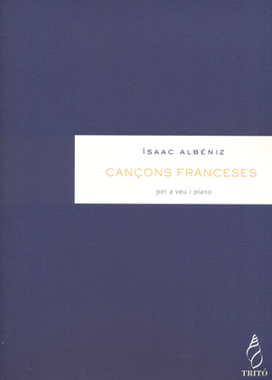 Book cover for Cançons franceses per a veu i piano