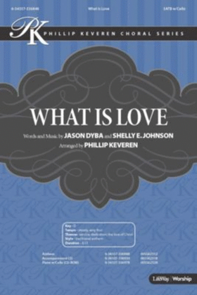 What Is Love - Anthem Accompaniment CD