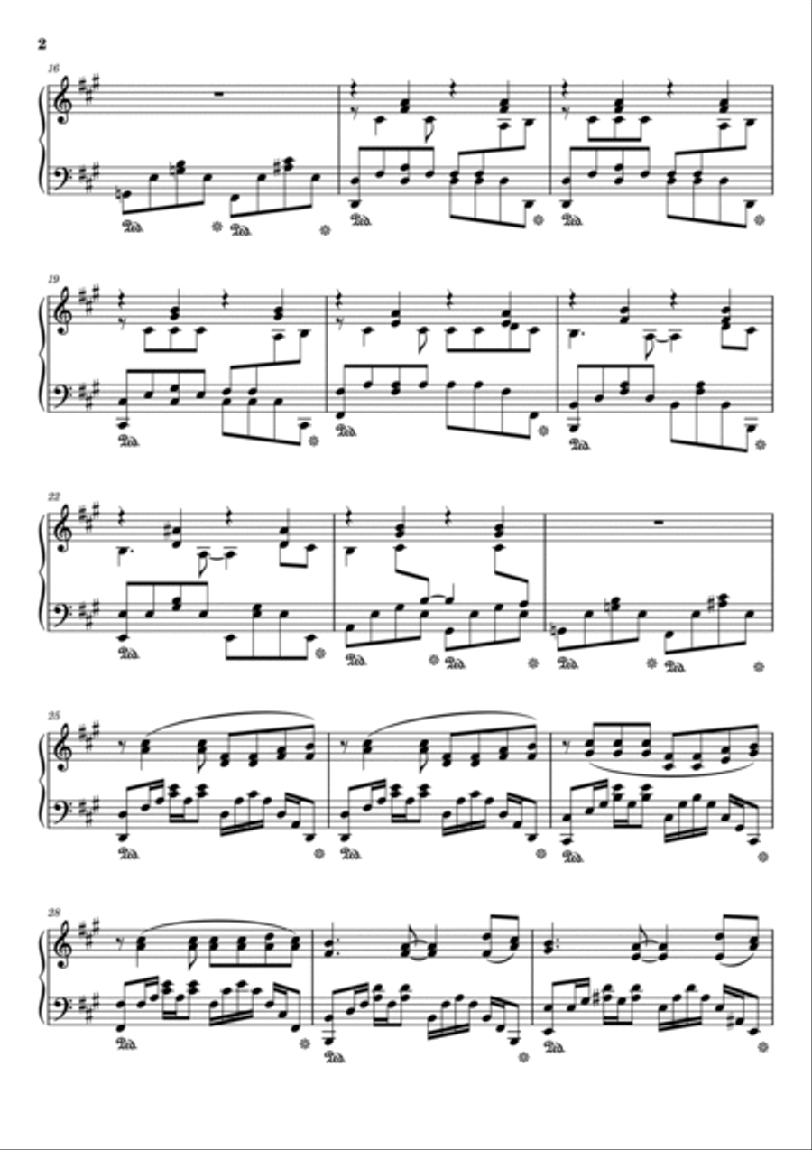 Ditto Piano Solo scores gallery preview page 2
