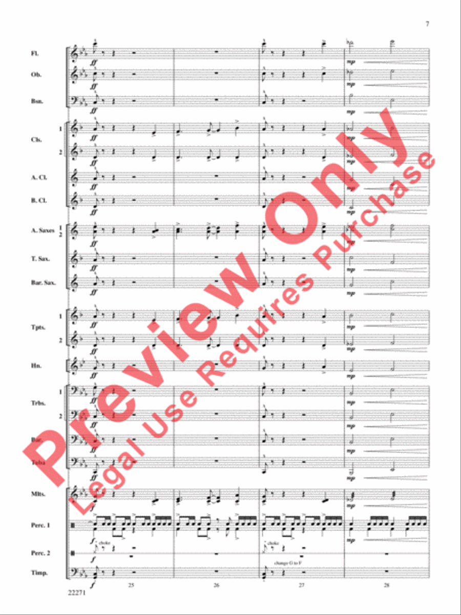 Nemesis Concert Band scores gallery preview page 8