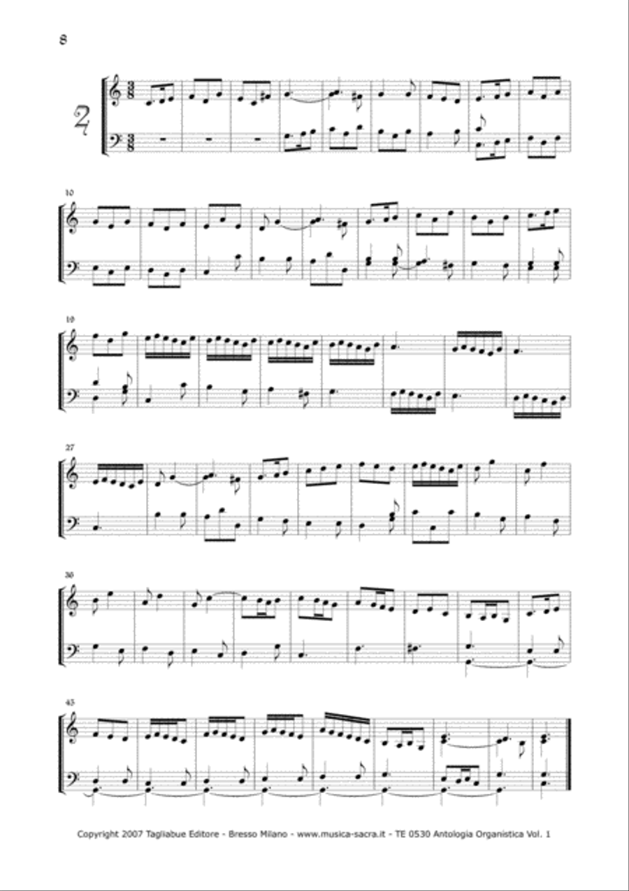 ANTHOLOGY OF ORGAN MASTERPIECES - 1st Volume (of 10) - look at the list of songs inside Organ Solo scores gallery preview page 6