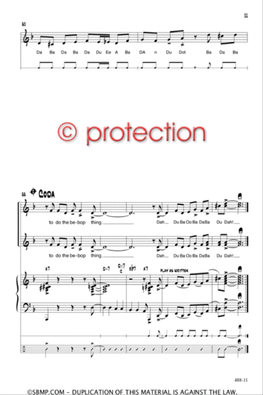 Billy and Ming Do the Bebop Thing - SA Octavo SA scores gallery preview page 11