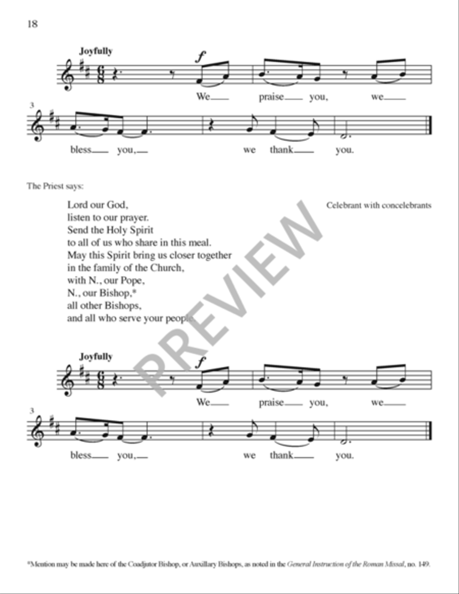 Ruah - Presider edition Ruah - Presider edition C Instrument scores gallery preview page 18