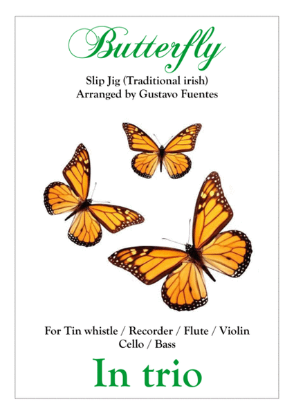 Butterfly, slip jig in trio, Celtic song, Arranged by Gustavo Fuentes image number null