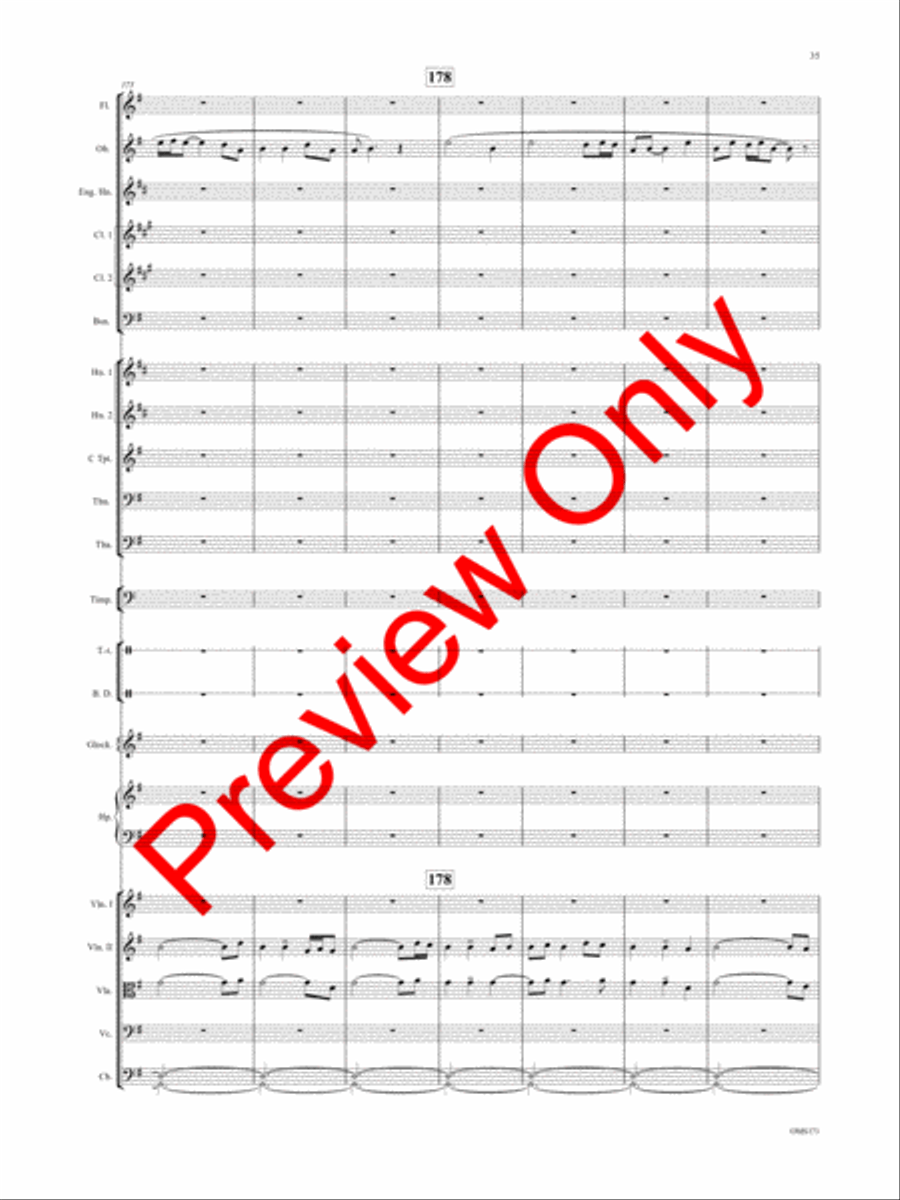 Anishinaabeg Rhapsody Orchestra scores gallery preview page 38