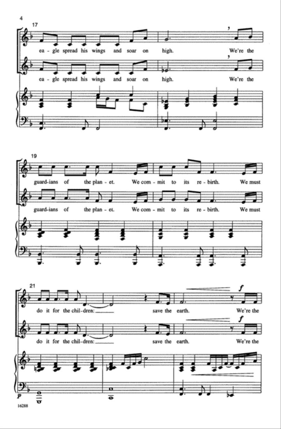 For the Children For the Children Choir scores gallery preview page 3
