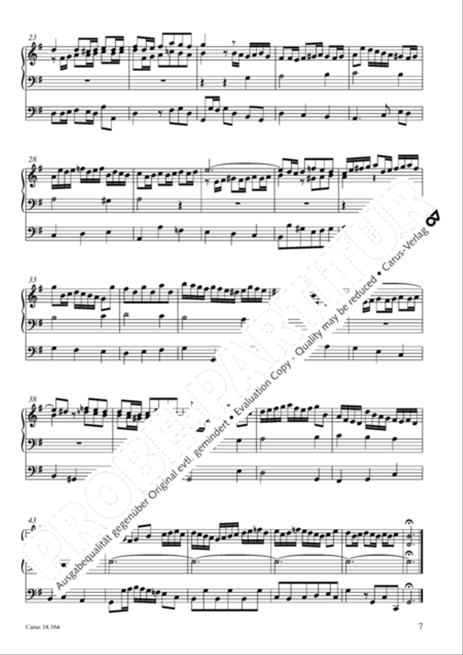 Krebs: Four Chorale Preludes Organ Solo scores gallery preview page 8