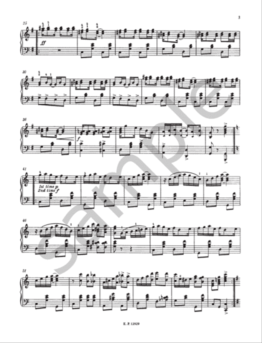 Ragtimes for Piano Piano scores gallery preview page 7