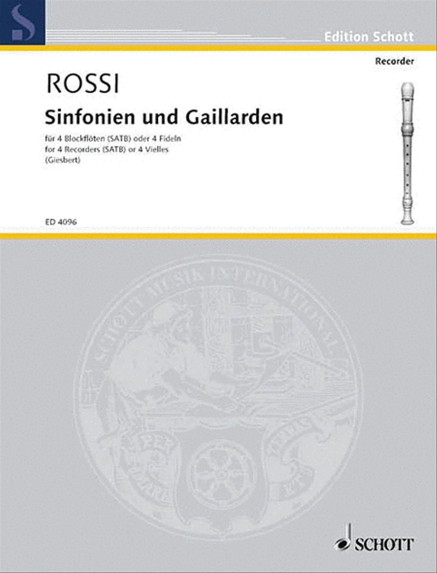 Sinfonias and Galliards