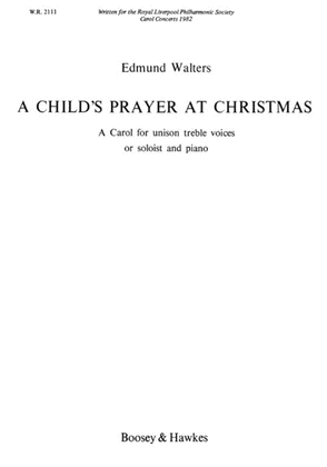 A Child's Prayer at Christmas