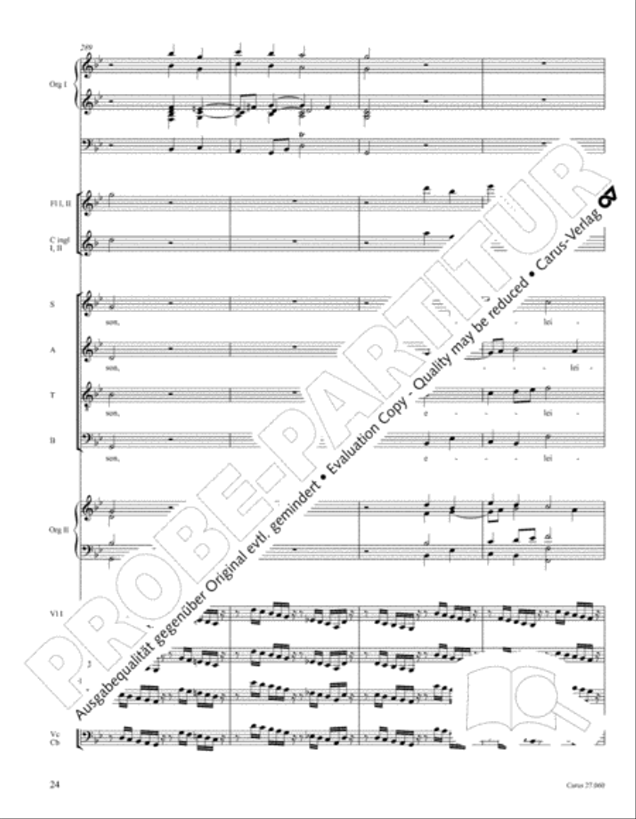 Messe a quatre voix 4-Part scores gallery preview page 35