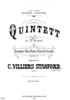 Book cover for Quintett in d minor