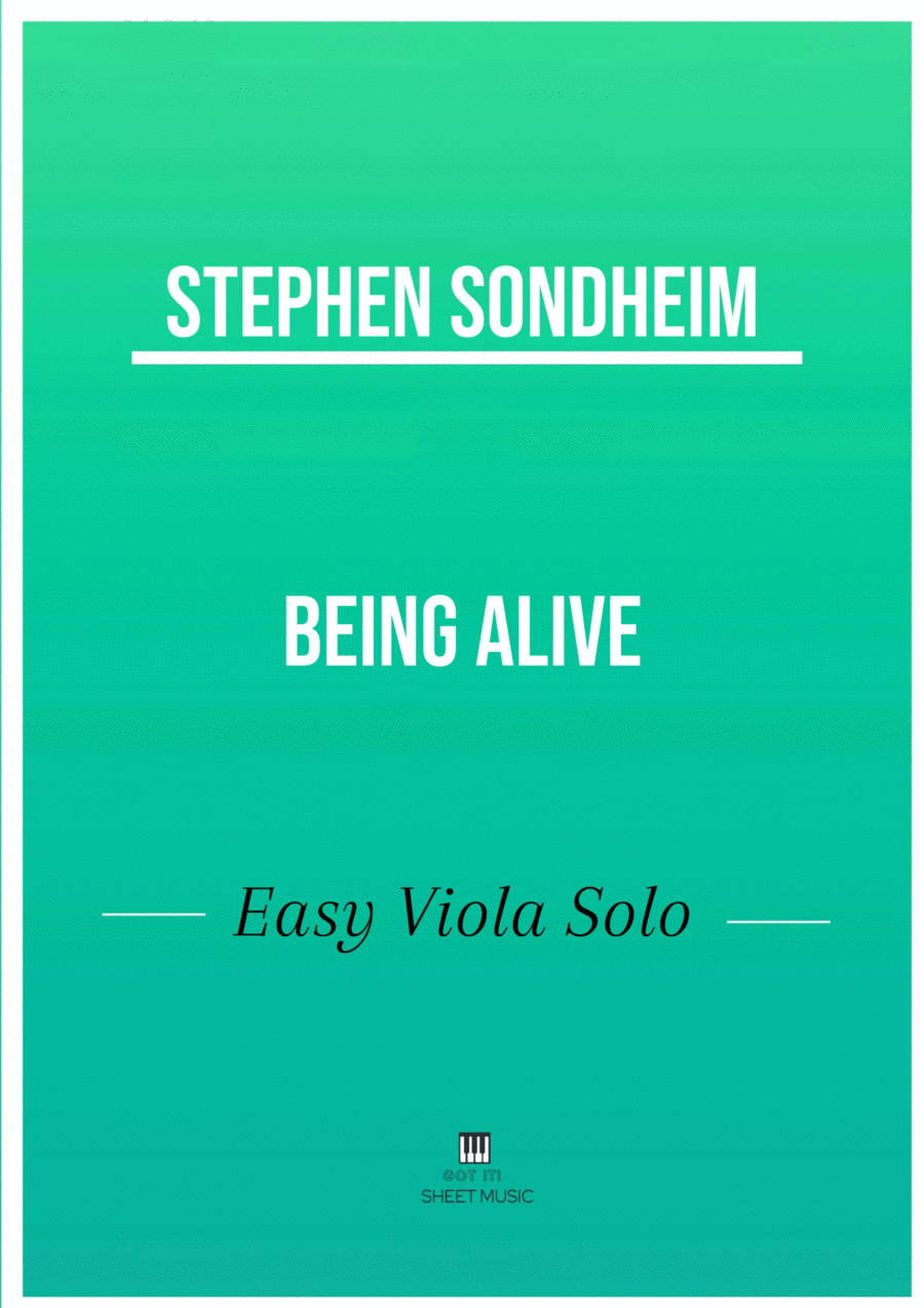 Being Alive Small Ensemble scores gallery preview page 1