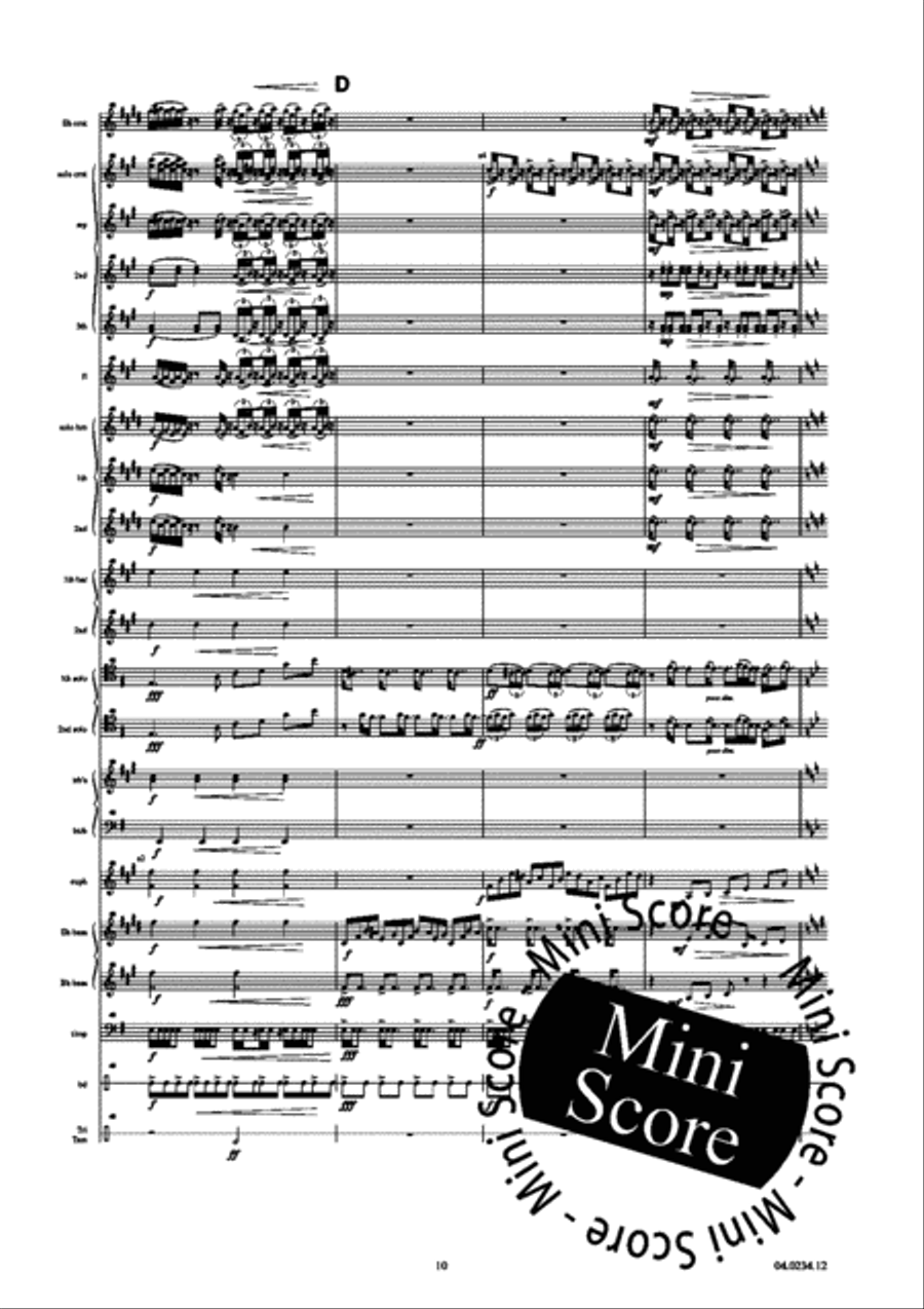 Rainforest Concerto Brass Band scores gallery preview page 16