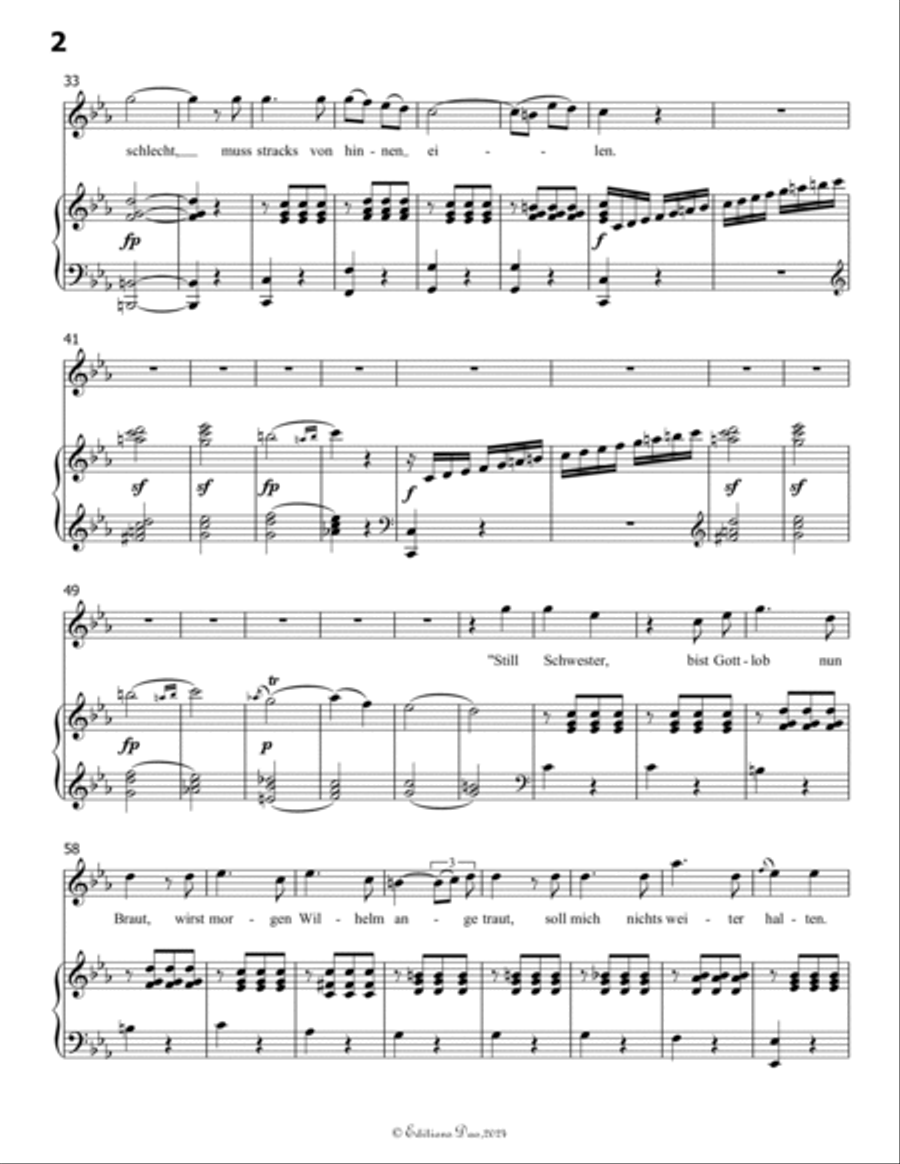 Der Liedler, by Schubert, Op.38(D.209), in c minor Voice scores gallery preview page 4