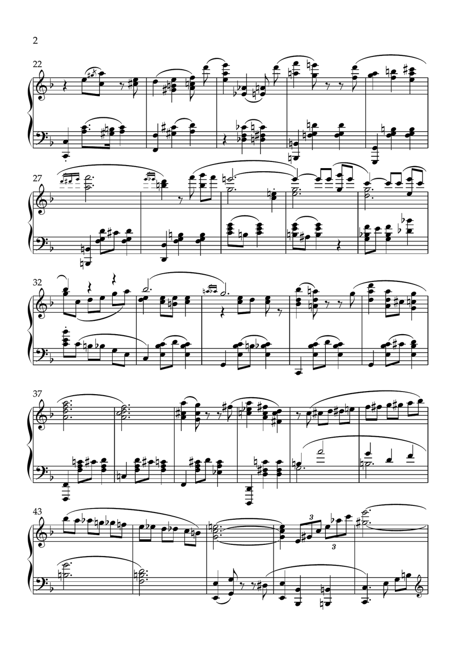 Married Life Piano Solo scores gallery preview page 2