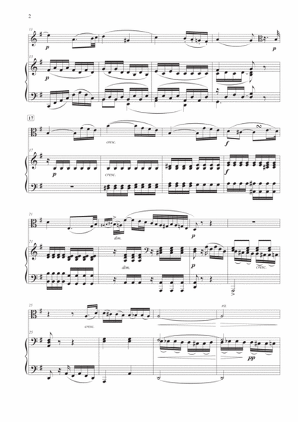 Adagio from "Sonata Pathetique" for Viola & Piano image number null