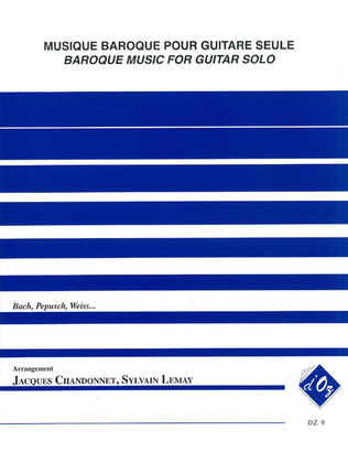 Book cover for Musique baroque pour guitare seule