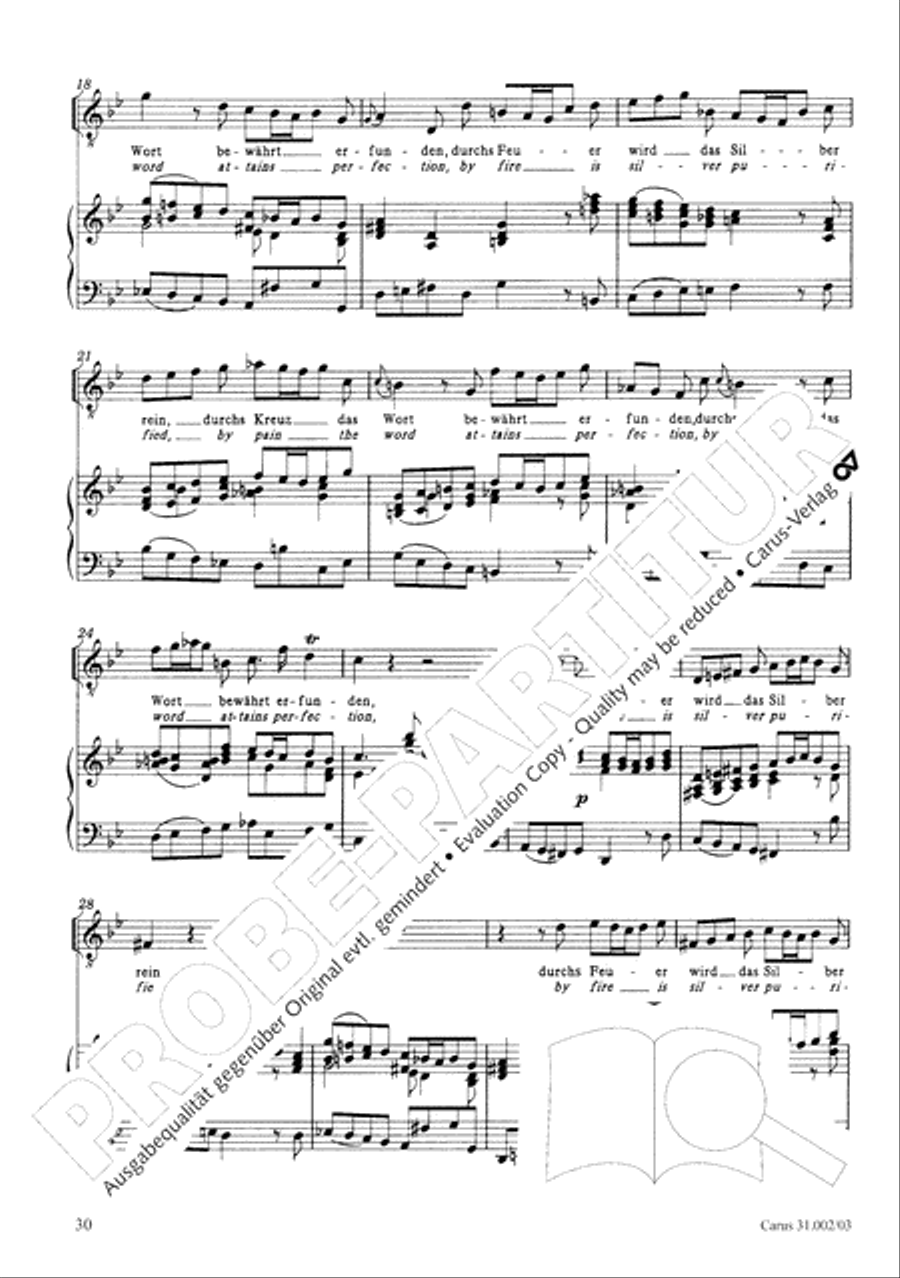 O God, from heaven look on us (Ach Gott, vom Himmel sieh darein) ATB scores gallery preview page 31