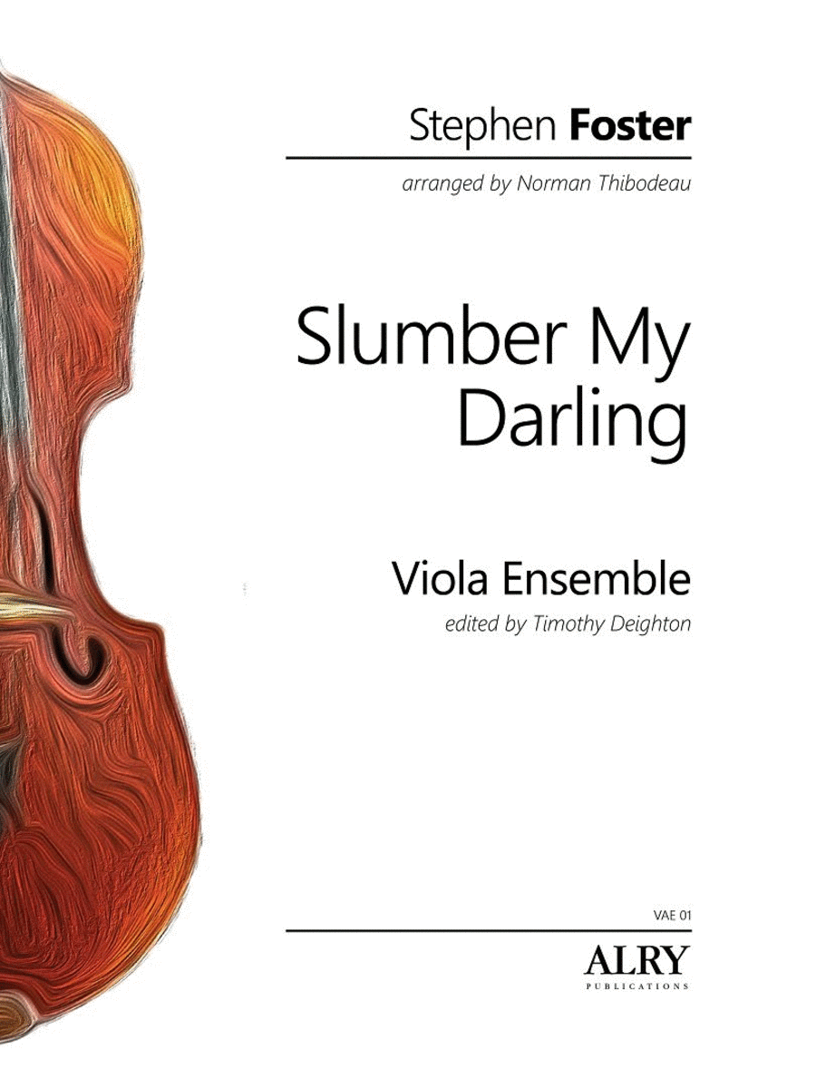 Slumber My Darling for Viola Ensemble Viola scores gallery preview page 1