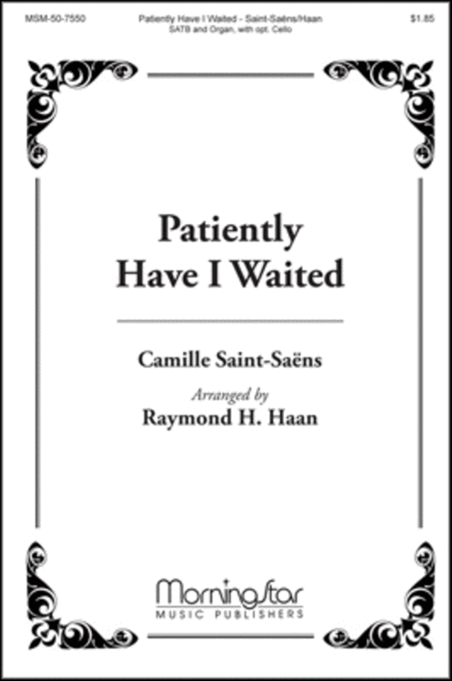 Patiently Have I Waited 4-Part scores gallery preview page 1