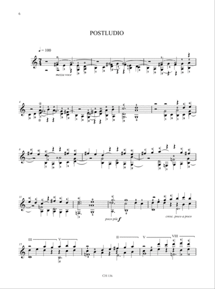 A Guitar Notebook. 6 Pieces for Guitar A Guitar Notebook. 6 Pieces for Guitar Acoustic Guitar scores gallery preview page 2