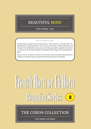 No.8 Beautiful Mind (French Horn or Eb Horn)