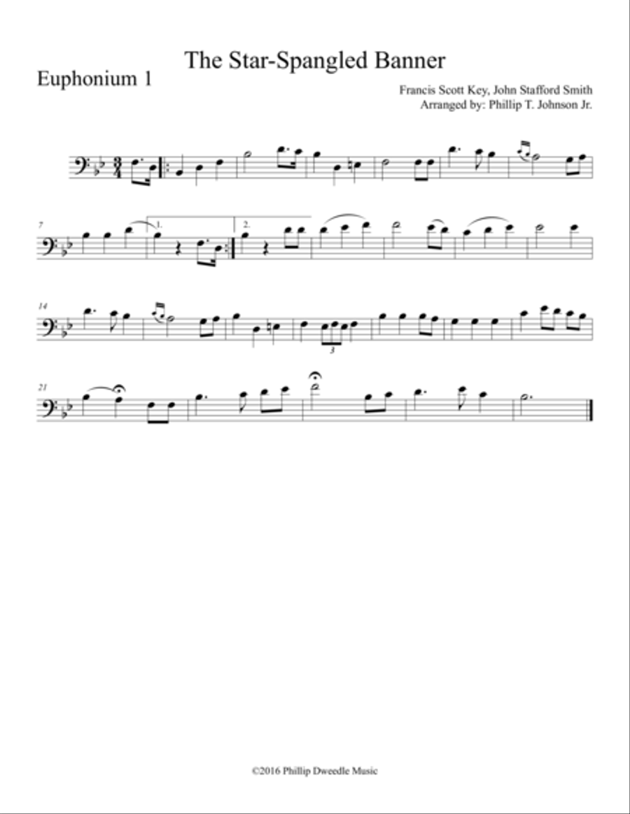 The Star-Spangled Banner The Star-Spangled Banner Brass Duet scores gallery preview page 4