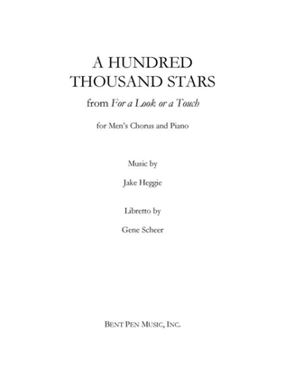 Book cover for A Hundred Thousand Stars (piano/vocal score)