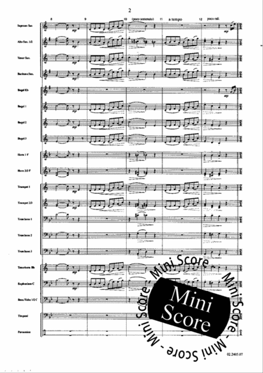 Telemark Fantasy Fanfare Band scores gallery preview page 8