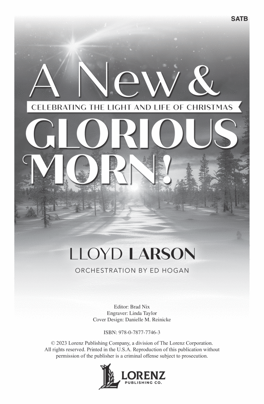A New and Glorious Morn! 4-Part scores gallery preview page 1