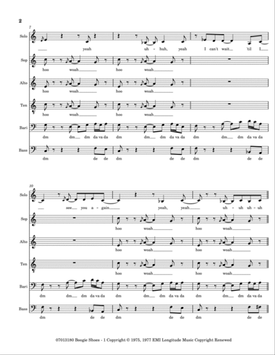 Boogie Shoes Divisi scores gallery preview page 2
