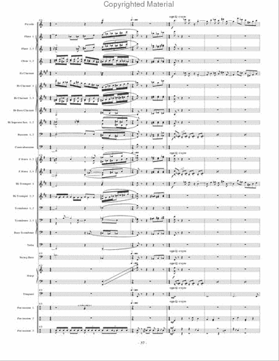 Music for Music - STUDY SCORE ONLY Concert Band scores gallery preview page 14